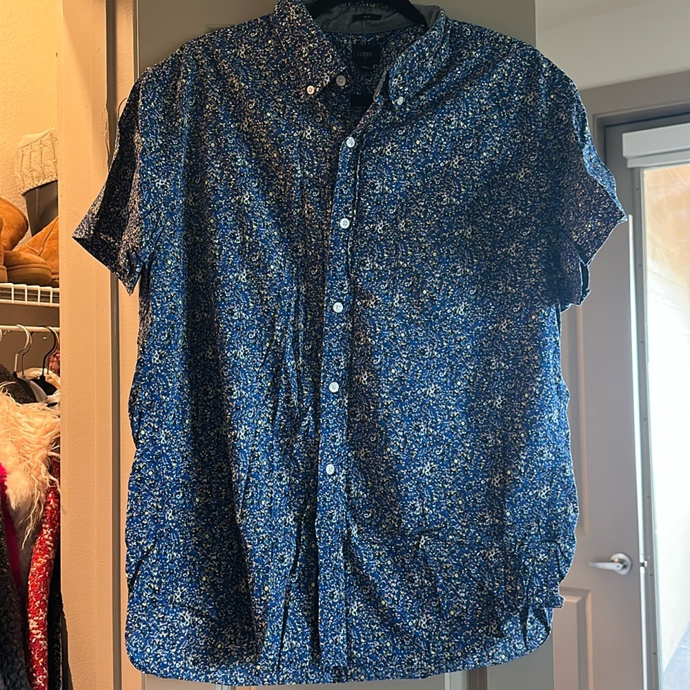 J-Crew Men’s Short Sleeve Button Down